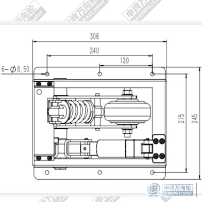 Electric Drive Caster