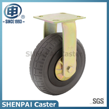 10"Rubber Elasticity Foam Rigid Caster Wheel 