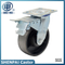 6" Cast Iron Swivel with Brake Caster Wheel for Heavy Duty 