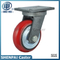 6" Iron Core PU Swivel Plastic Spray Caster Wheel 