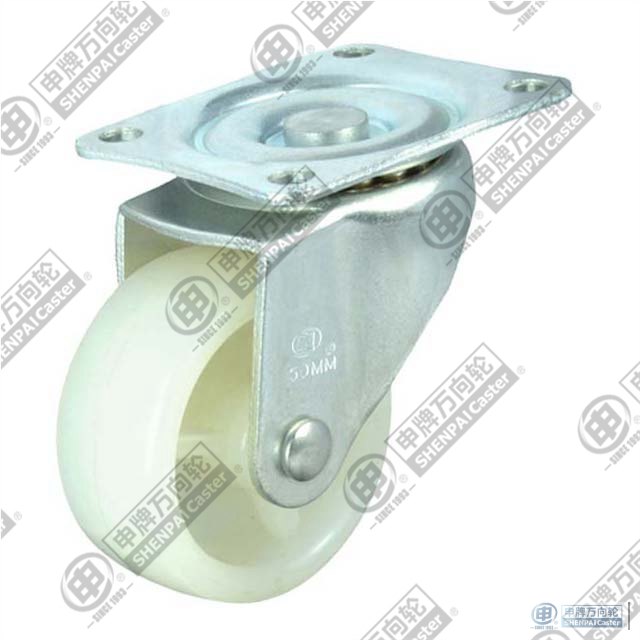3"Micro Duty White PP Swivel Caster Wheel